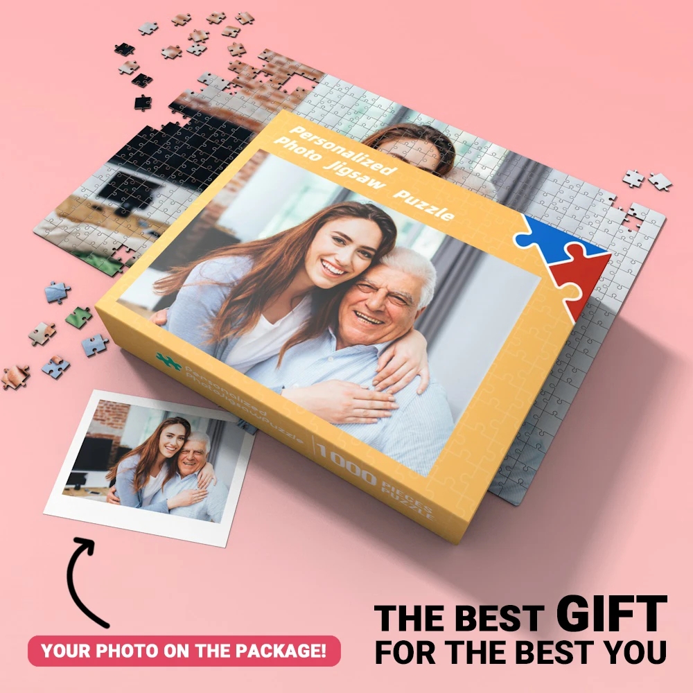 Custom Picture Jigsaw Puzzle Best Gift For Dad -1000 Pieces